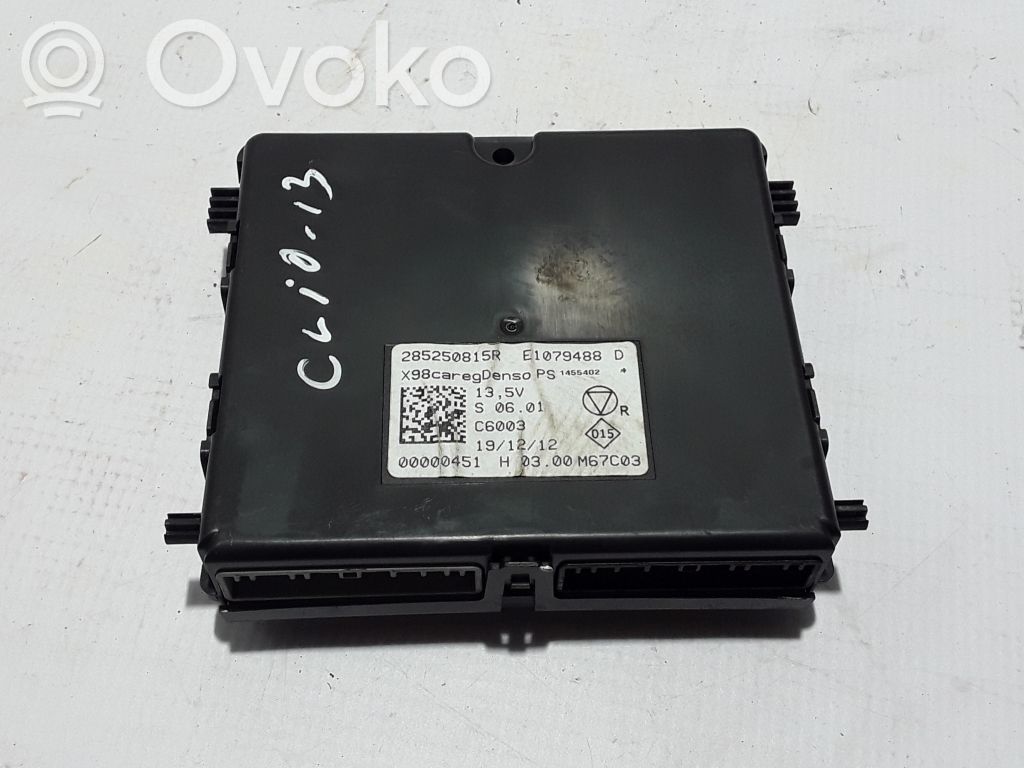 Renault Clio IV Citu veidu vadības bloki / moduļi 
