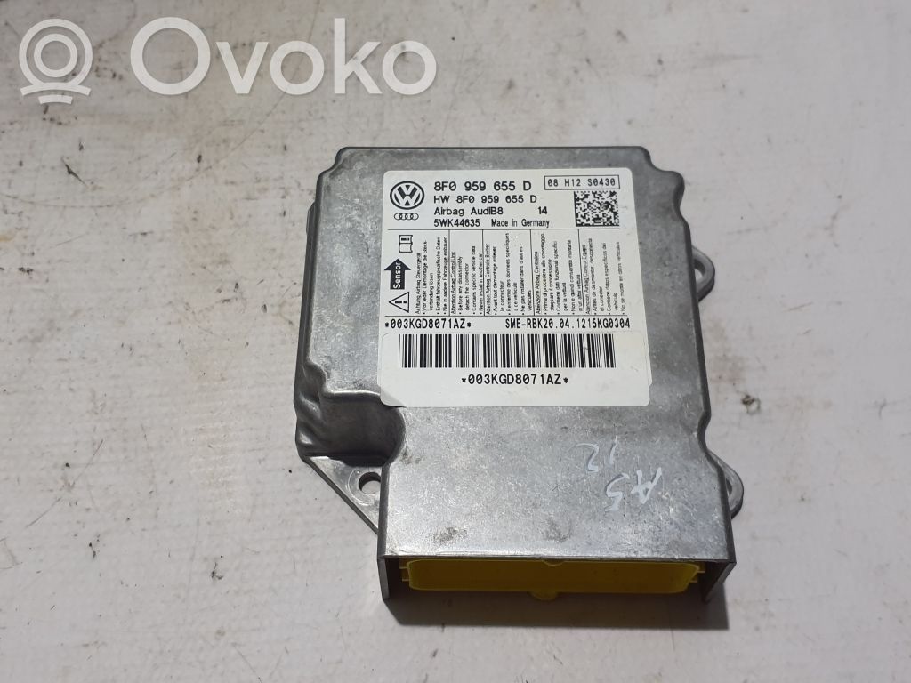 Audi A5 8T 8F Airbag control unit/module 