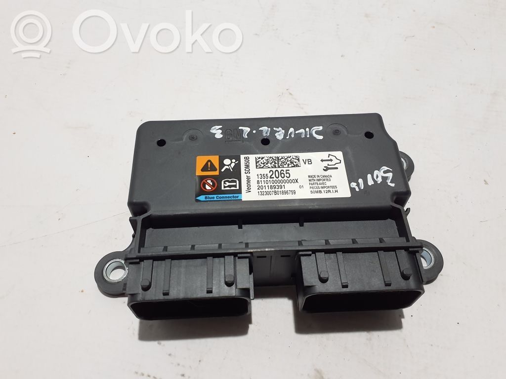 Unidad de control/módulo del Airbag   13552065