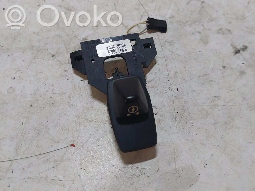 BMW 5 E60 E61 Steering wheel adjustment switch 