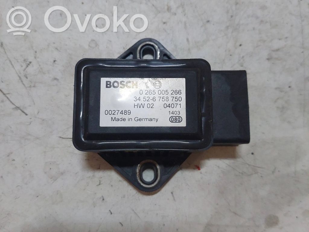 BMW 5 E60 E61 ESP acceleration yaw rate sensor 
