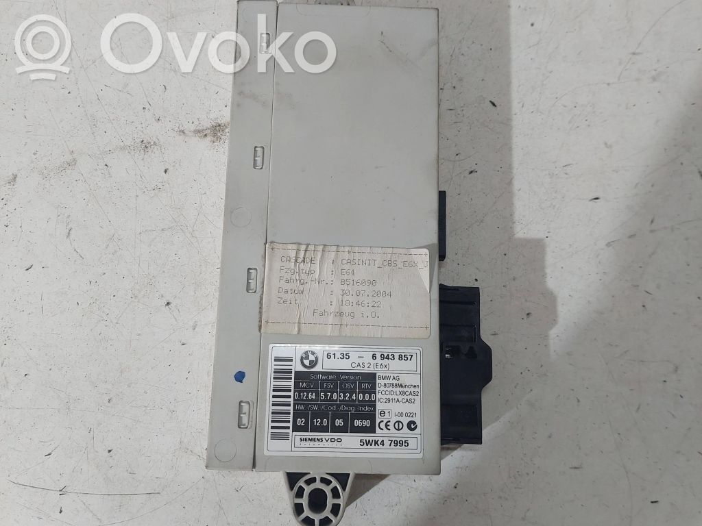 BMW 5 E60 E61 CAS control unit/module 