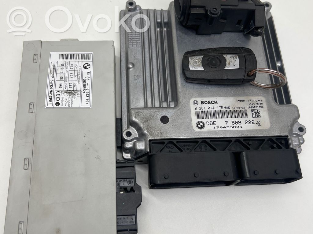 BMW 5 E60 E61 Engine ECU kit and lock set 