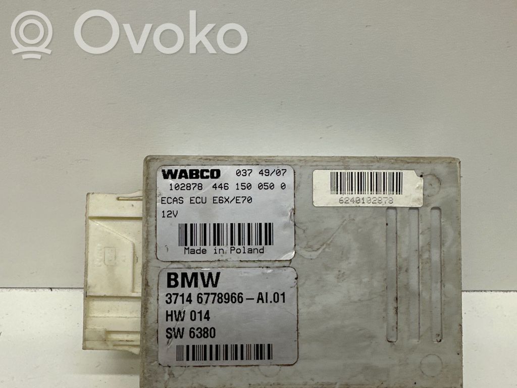 BMW 7 E65 E66 Air suspension control unit module (rear) 