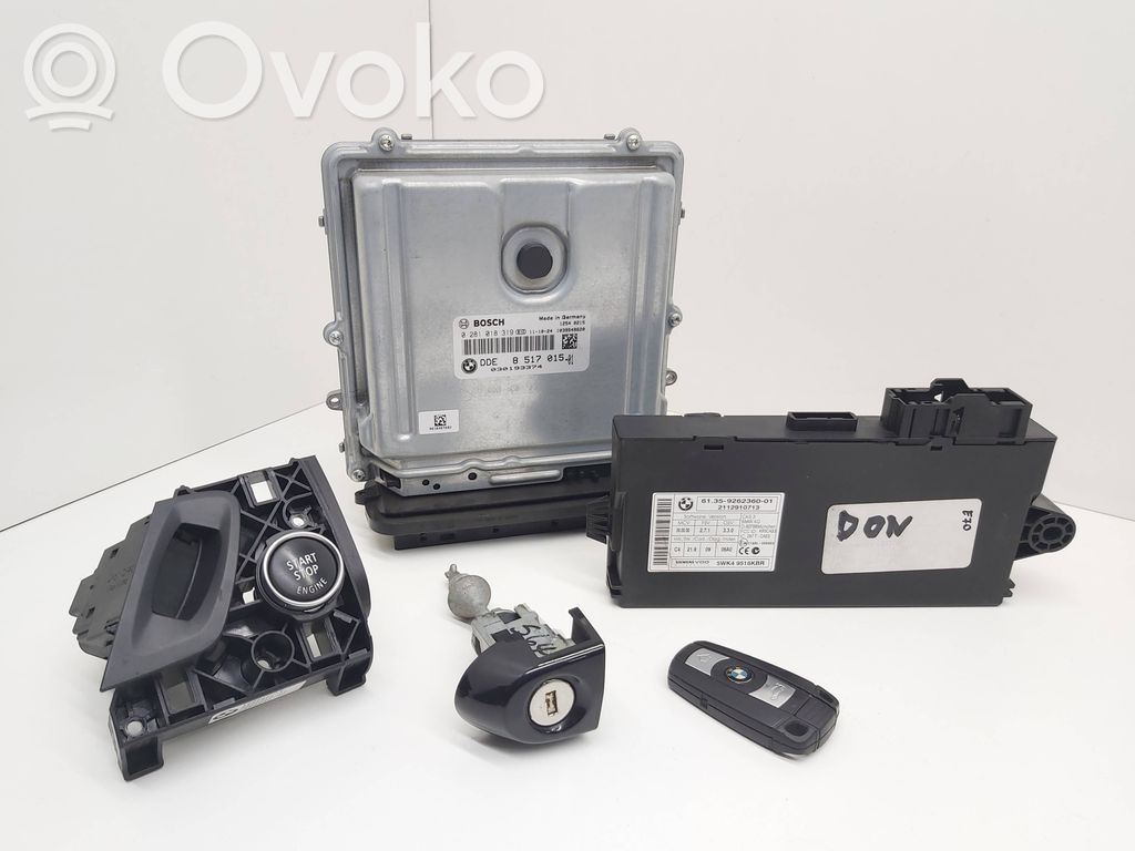 BMW X5 E70 Engine ECU kit and lock set 