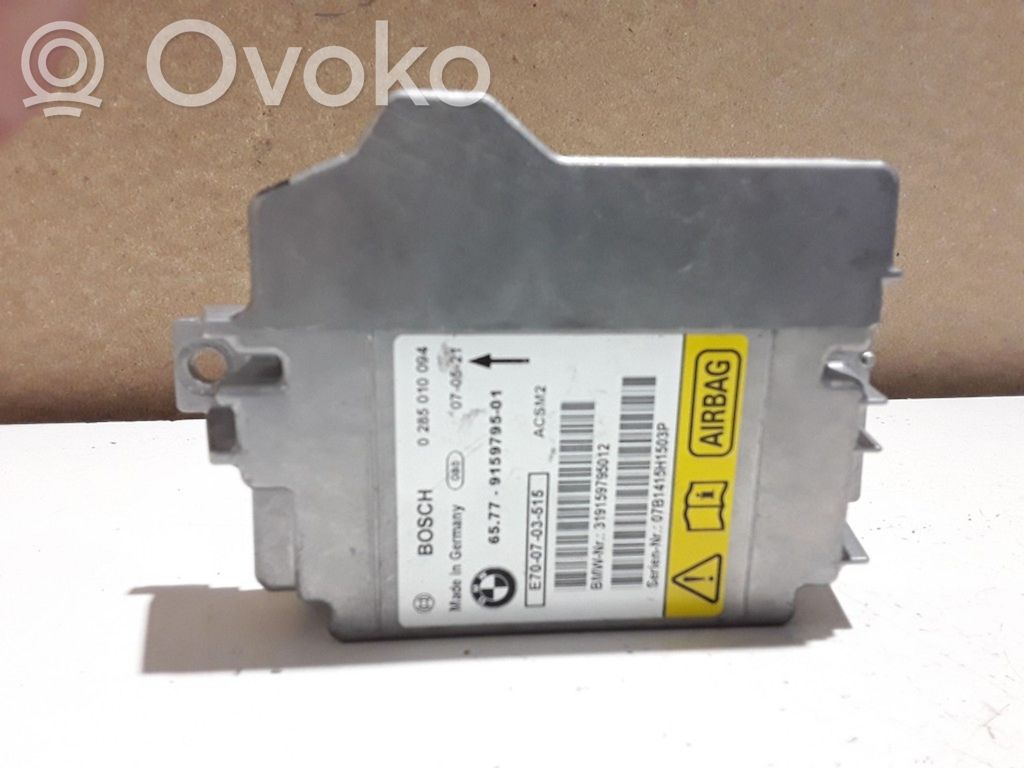 Airbag control unit/module   9159795