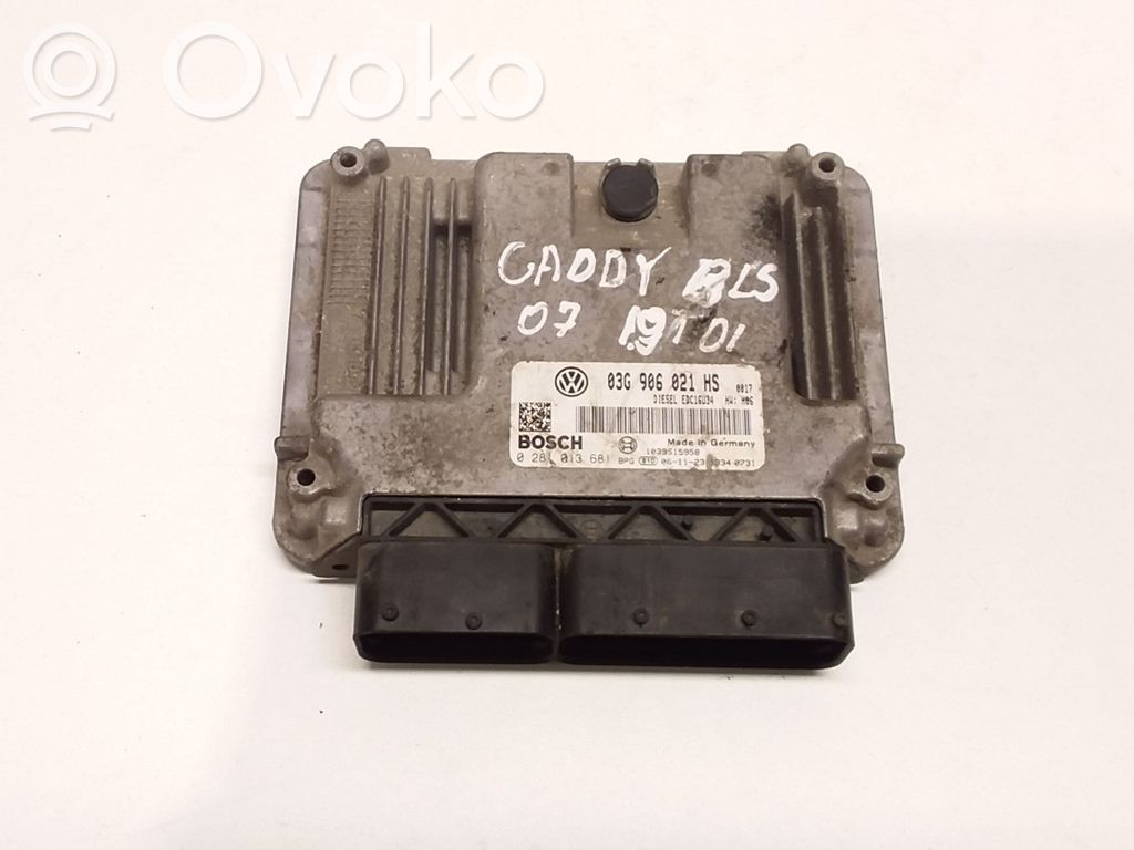 Volkswagen Caddy Engine control unit/module 