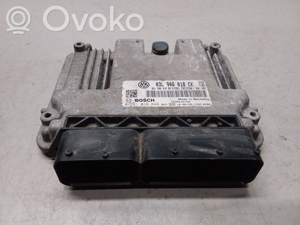 Skoda Superb B6 (3T) Engine control unit/module 