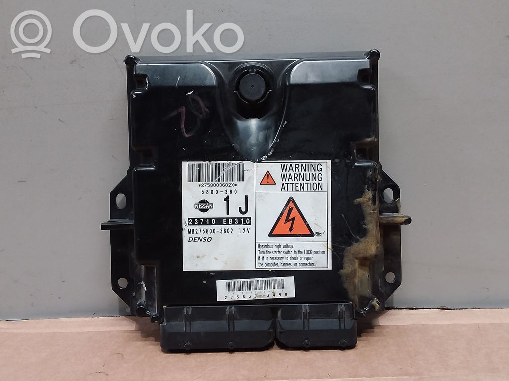 Nissan Navara D40 Sterownik / Moduł ECU 