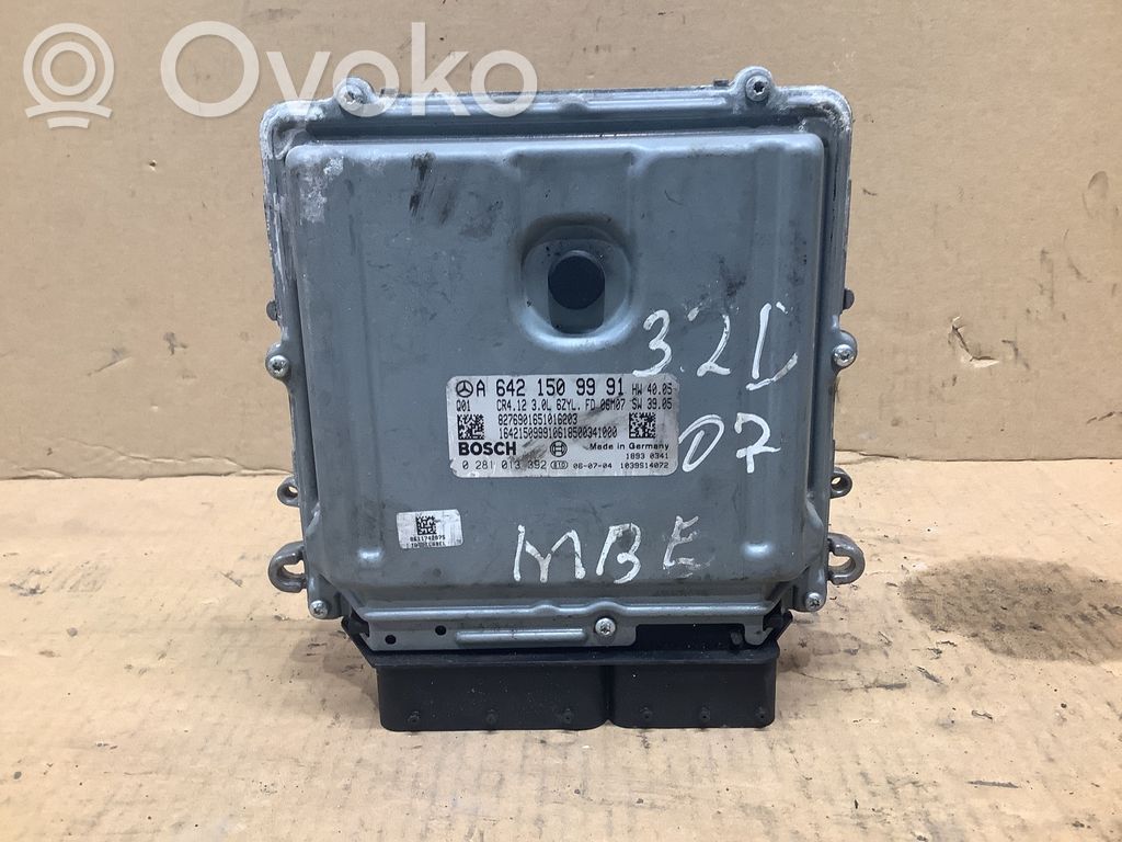 Mercedes-Benz ML W163 Engine control unit/module 