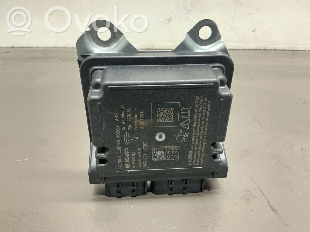 Tesla Model Y Airbag control unit/module 