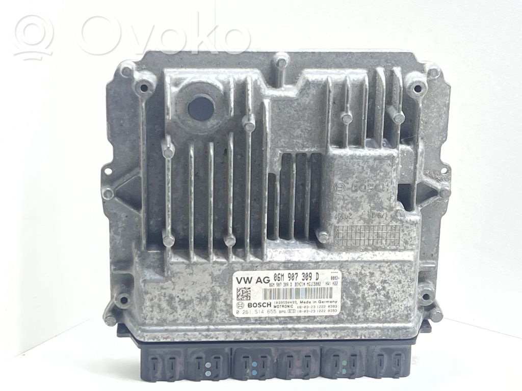 Engine control unit/module   06M907309D,80A907559C,0261S14655