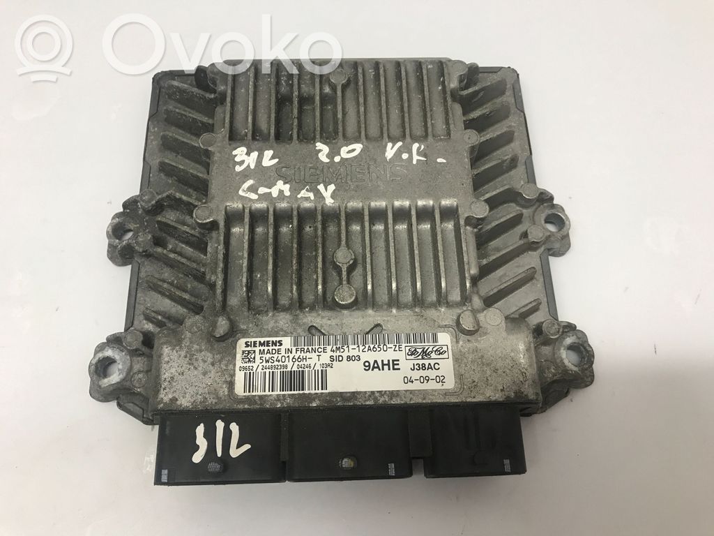 Engine control unit/module   5WS40166HT,4M5112A650ZE,5WS40166HT,4M5112A650ZE,J38AC