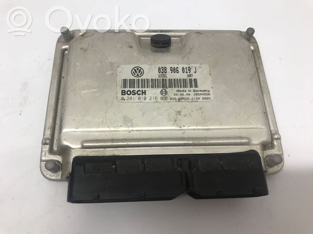 Engine control unit/module   038906019J,0281010216,038906019J,012A650HA,0281010216,1015198,28SA4558