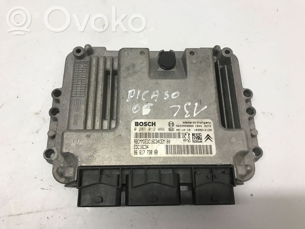 Citroen Xsara Picasso Engine control unit/module 