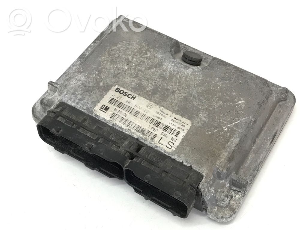 Engine control unit/module   0281001670,90589736,0281001670,90589736