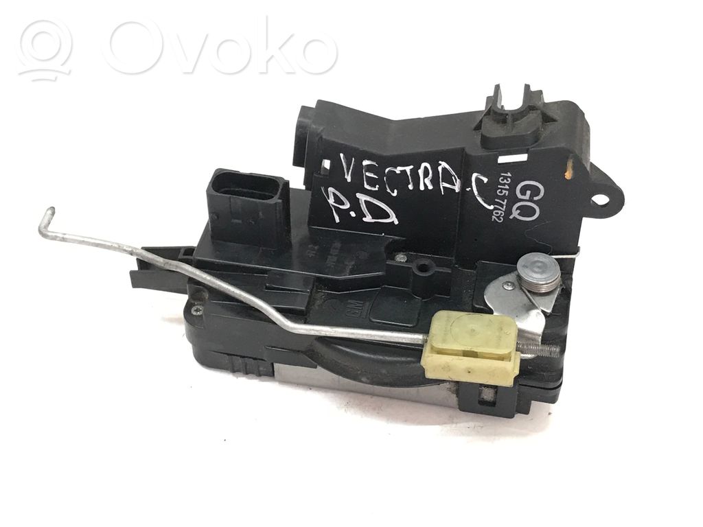 Opel Vectra C Priekinė durų spyna 