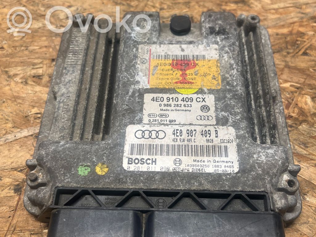 Audi A8 S8 D3 4E Engine control unit/module 