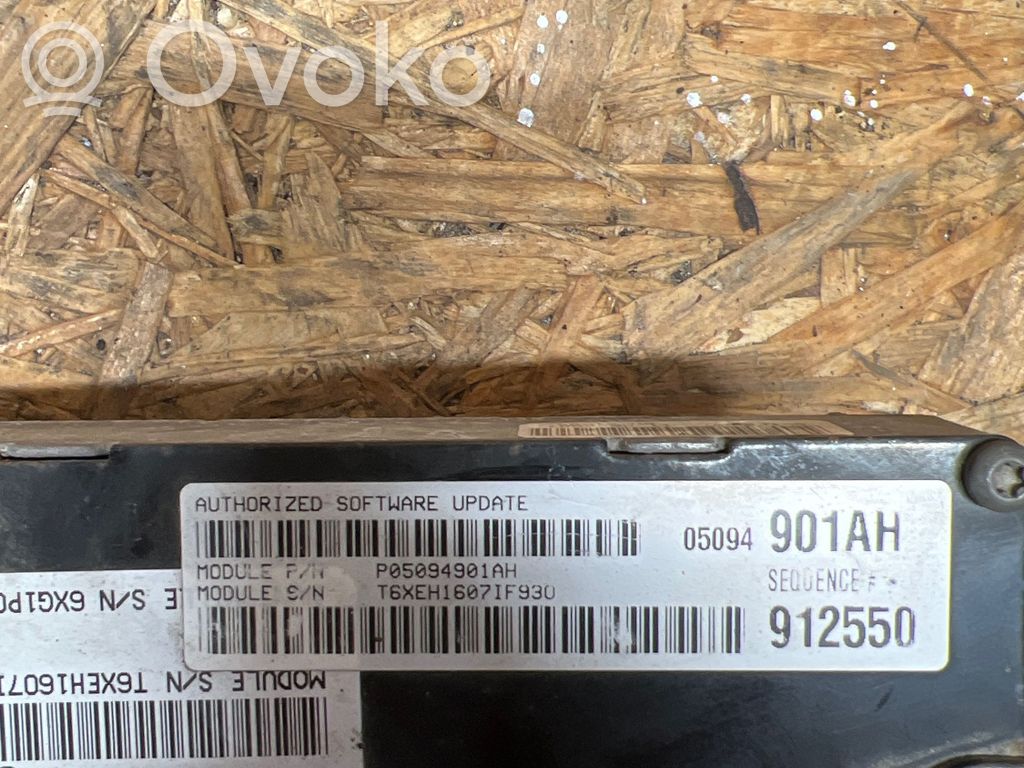 Engine control unit/module   P05094928AE,6XG1P05F02,T6XSH16071F930