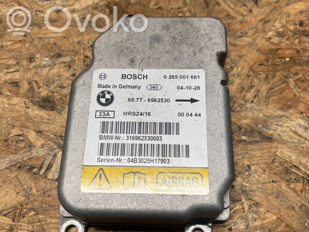 Airbag control unit/module   316962530003,04B3025H17903,0285001681