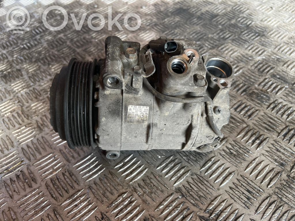 Mercedes-Benz E W212 Compressore aria condizionata (A/C) (pompa) 