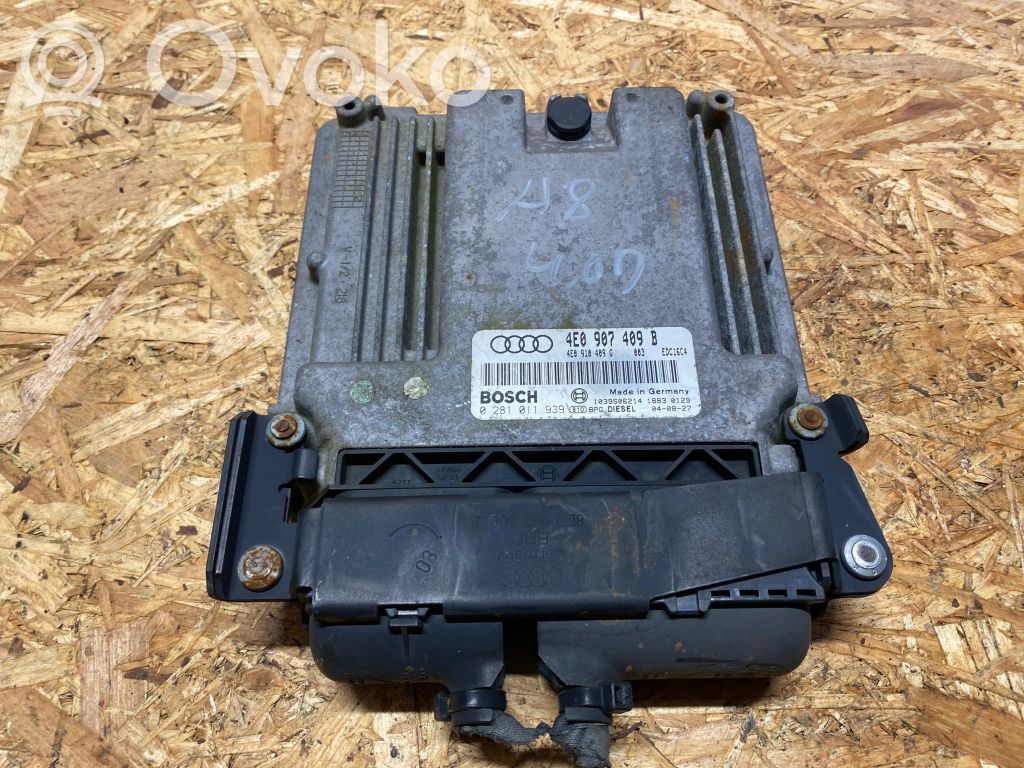 Audi A8 S8 D3 4E Sterownik / Moduł ECU 