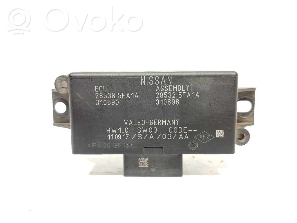 Parking PDC sensor display screen   285385FA1A,310690