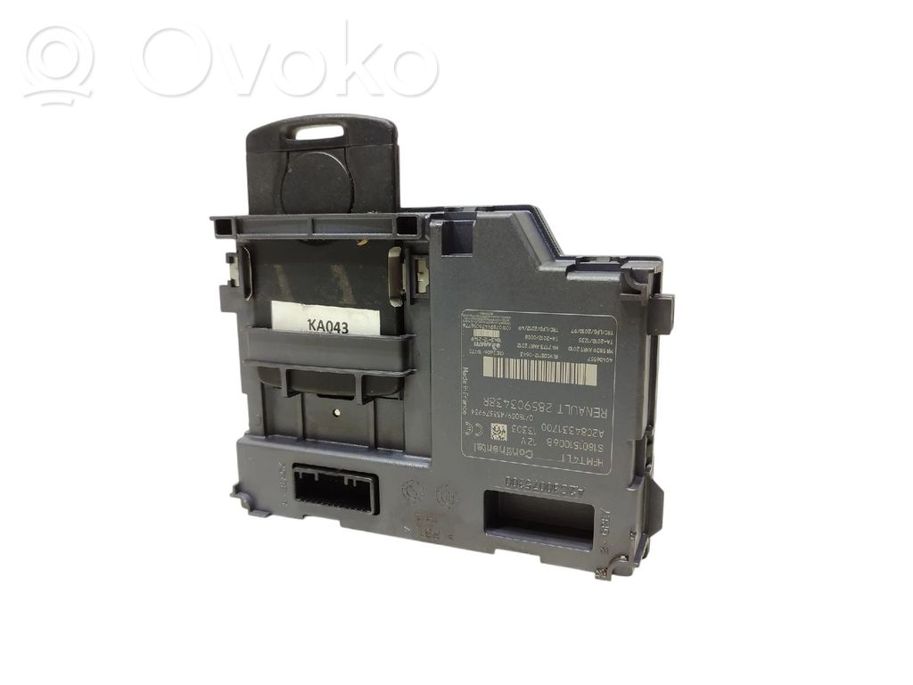 Renault Clio IV Ignition-blocking relay 