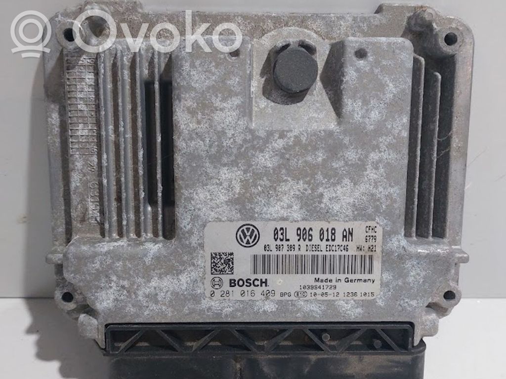 Volkswagen Golf Plus Engine control unit/module 