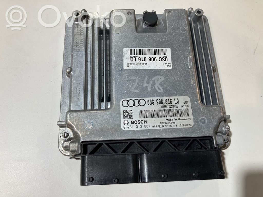 Audi A4 S4 B7 8E 8H Calculateur moteur ECU 
