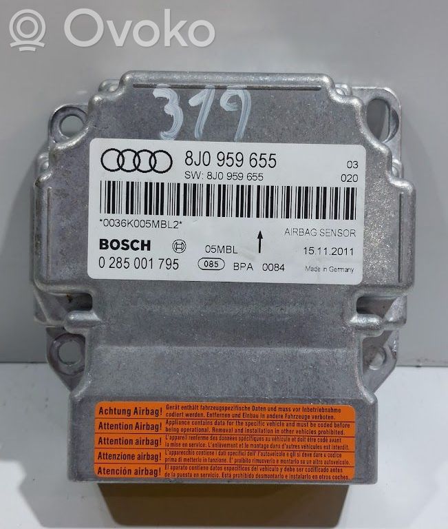 Audi TT TTS Mk2 Airbag control unit/module 