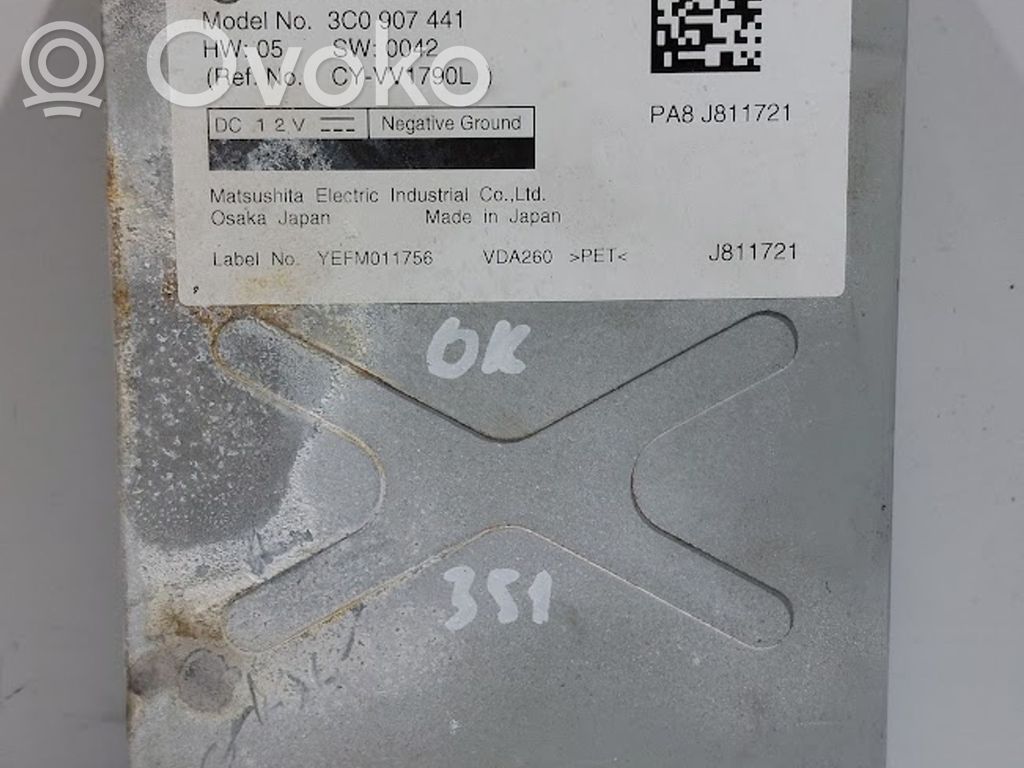 Volkswagen PASSAT B6 Camera control unit module 