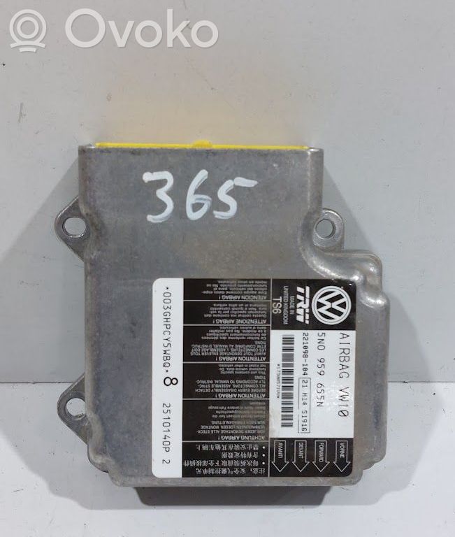 Volkswagen PASSAT B6 Airbag control unit/module 