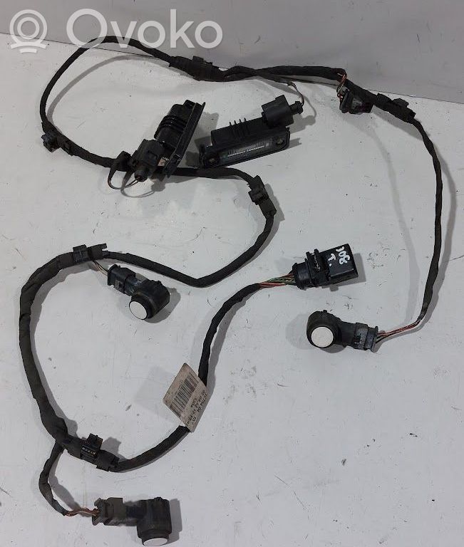 Volkswagen PASSAT B7 Cableado del sensor de aparcamiento (PDC) 