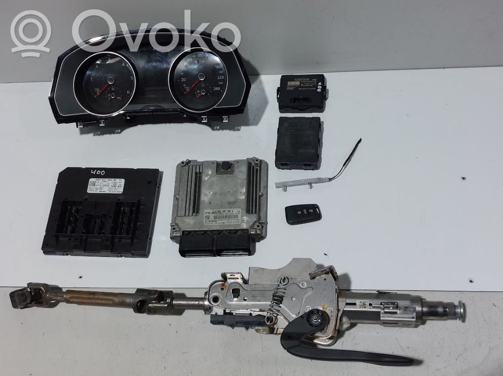 Volkswagen PASSAT B8 USA Kit cu ECU motor și set închidere uși 