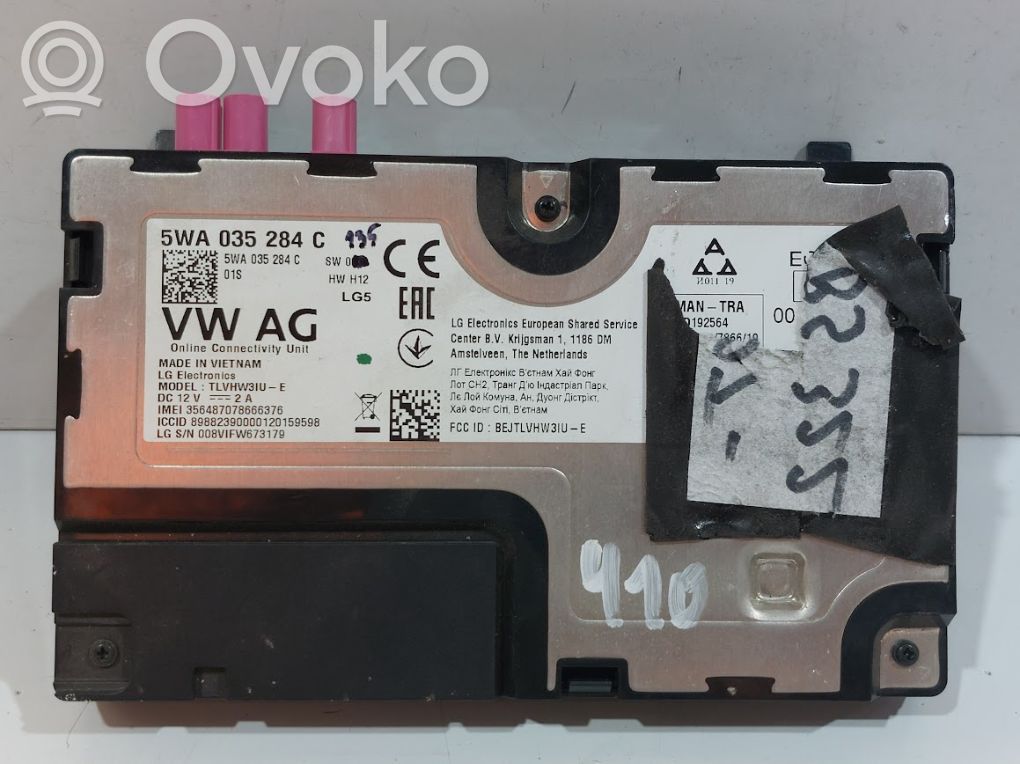 Volkswagen Caddy Unité de commande, module téléphone 