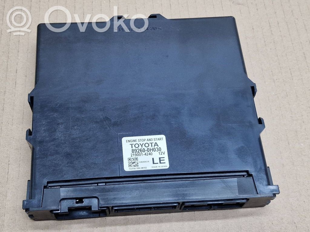 Citroen C1 Engine start stop button switch 