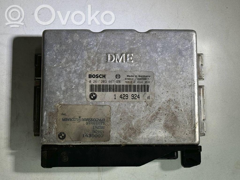 BMW 3 E36 Galios (ECU) modulis 