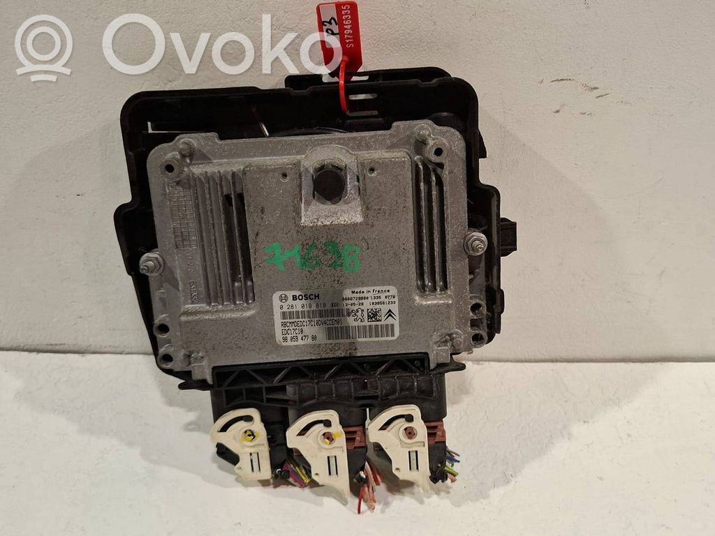 Peugeot 207 Engine control unit/module 
