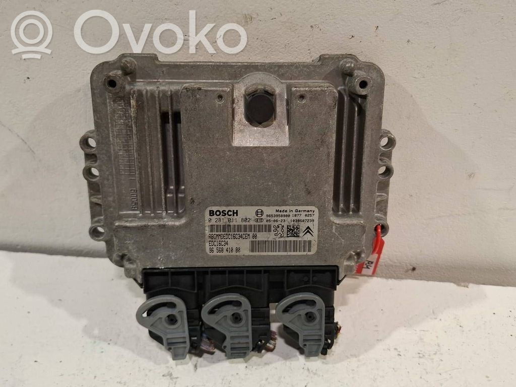 Engine control unit/module   0281011802,9653958980,9656841080