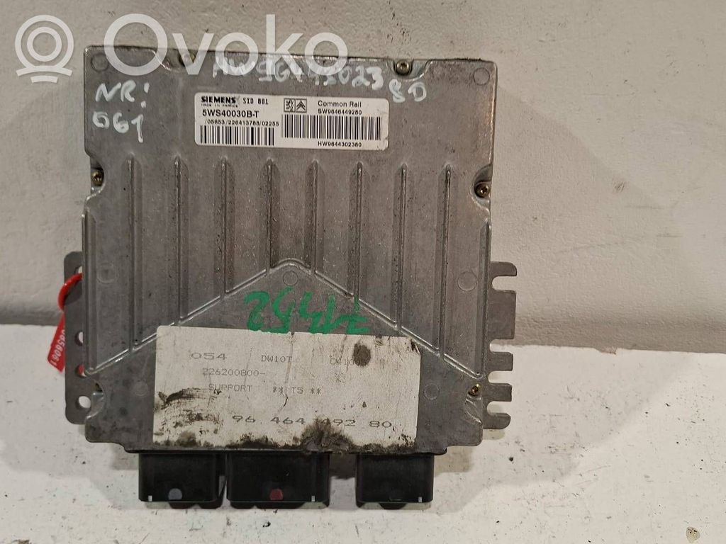 Peugeot 307 Engine control unit/module 