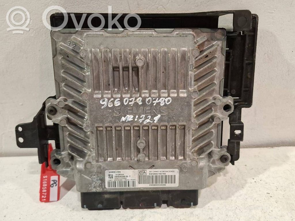 Peugeot 407 Engine control unit/module 