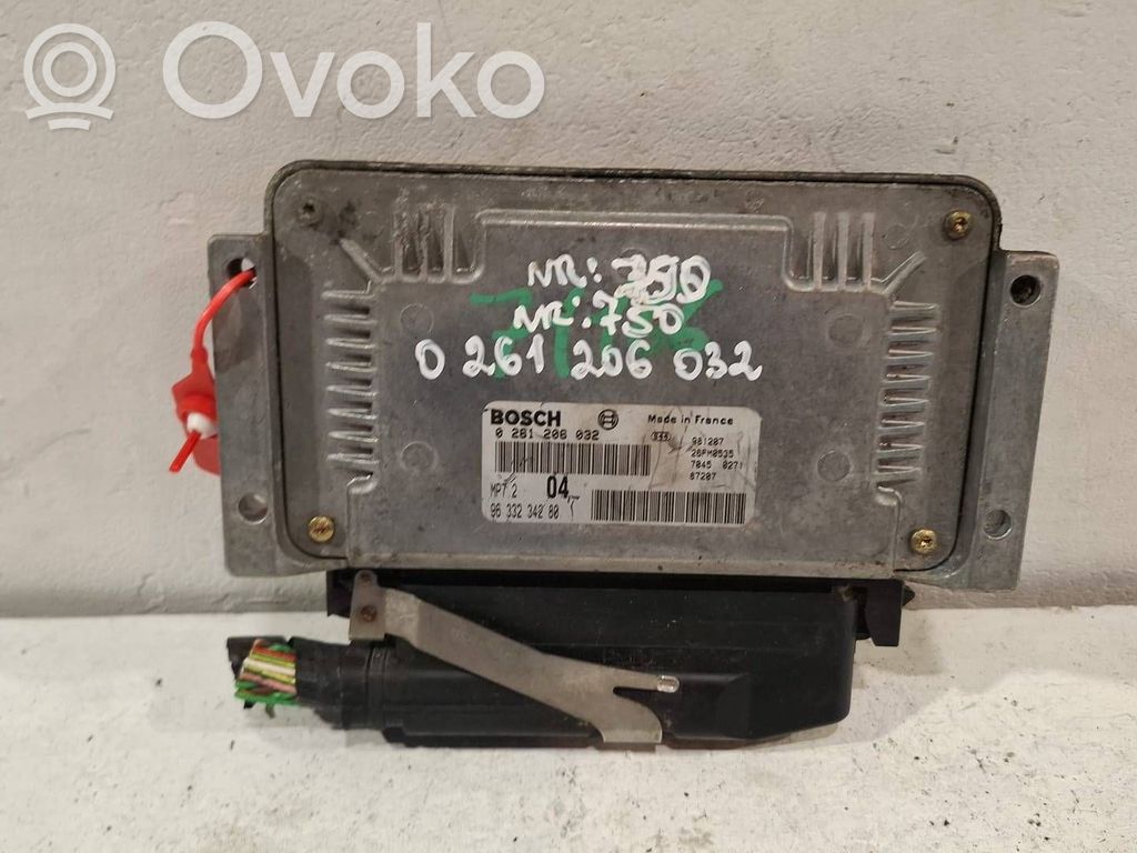 Peugeot 206 Engine control unit/module 