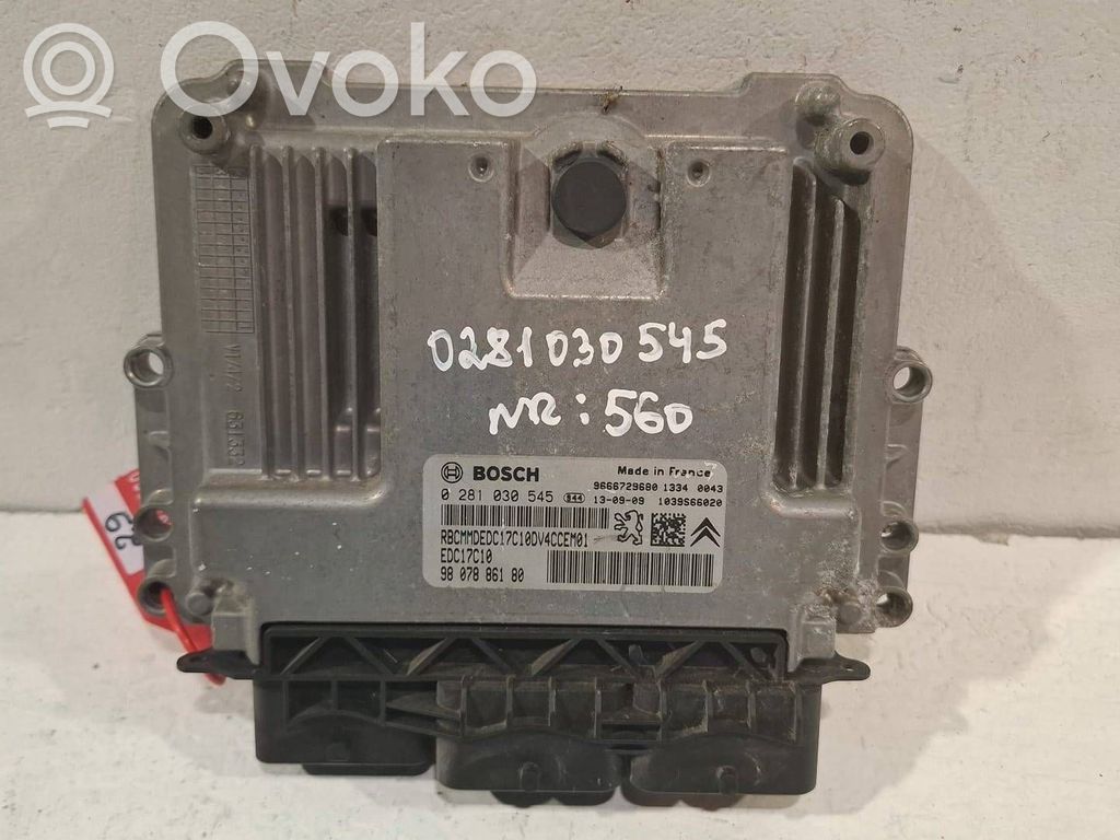 Peugeot 208 I Engine control unit/module 