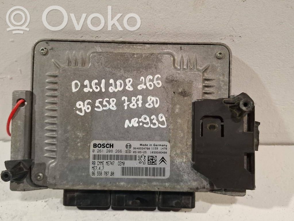 Peugeot 407 Engine control unit/module 