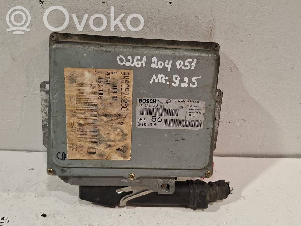 Peugeot 106 Engine control unit/module 