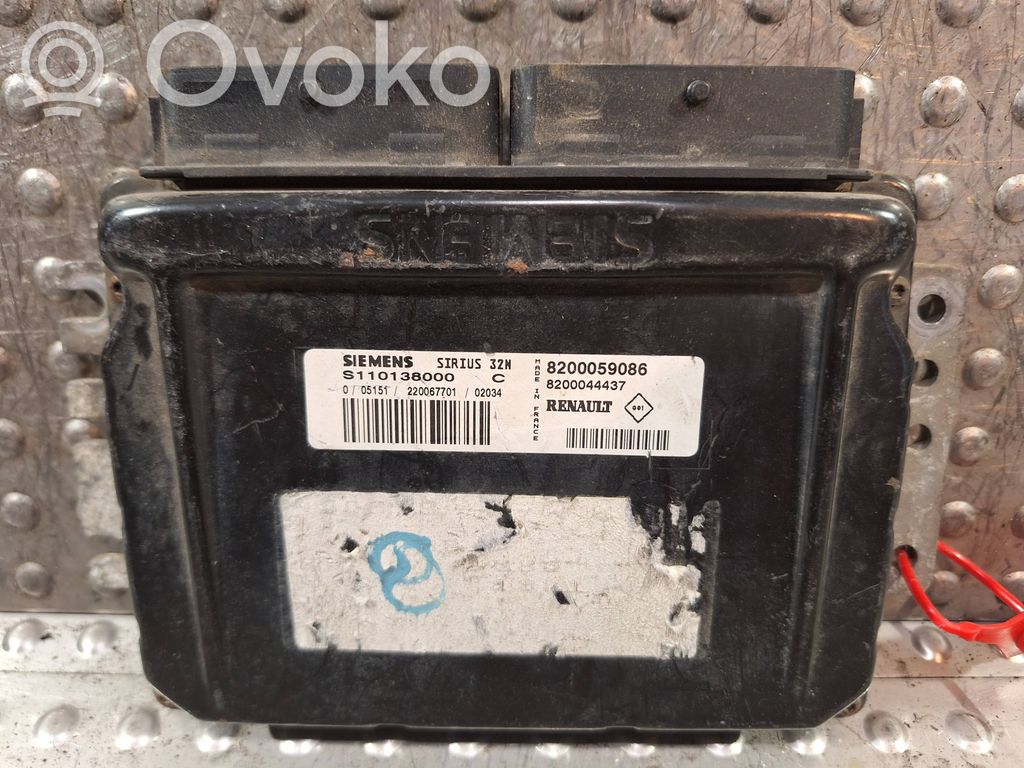Engine control unit/module   S25081662,S110138000,8200044437,8200059086