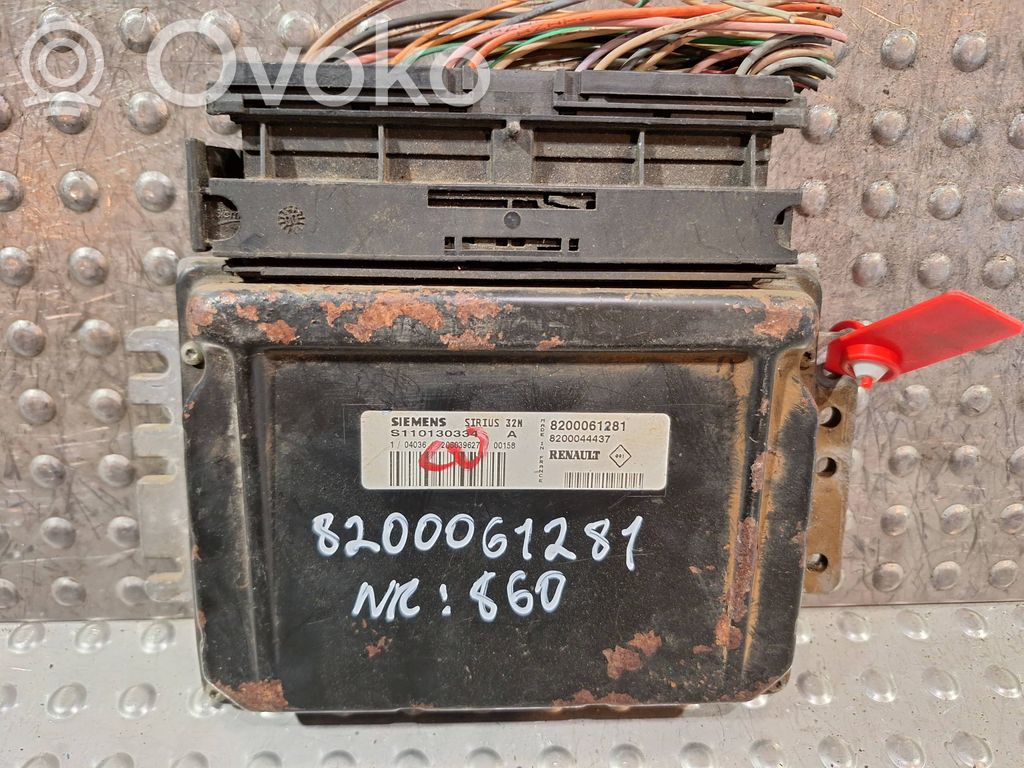 Engine control unit/module   S25081860,S110130334,8200044437,8200061281