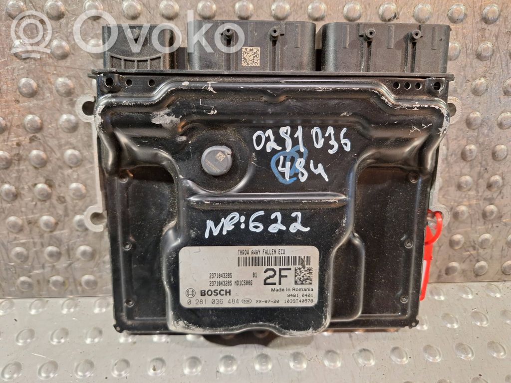 Engine control unit/module   S25081622,0281036484,237104328S