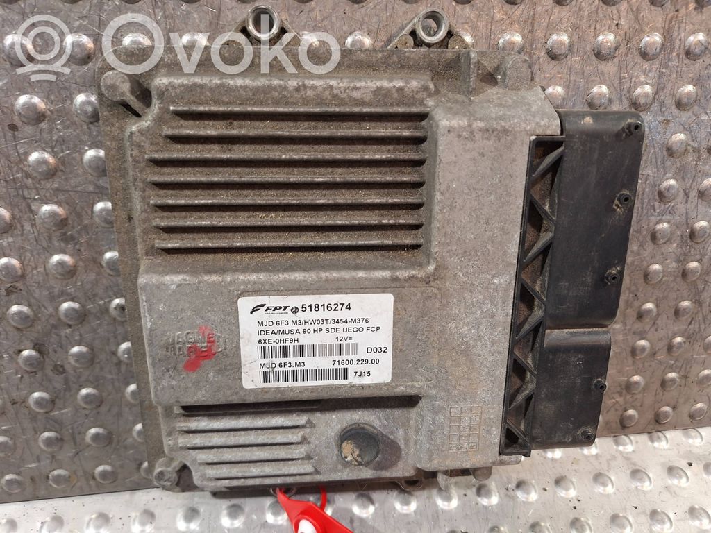 Fiat Idea Engine control unit/module 